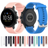 22mm Texture Silicone Wrist Strap Watch Band for Fossil Gen 5 Carlyle, Gen 5 Julianna, Gen 5 Garrett, Gen 5 Carlyle HR